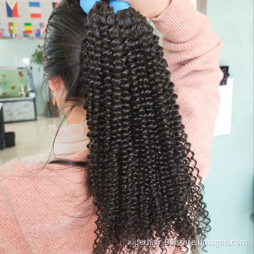 Top Quality Women Hair Wholesale Virgin Mongolian Kinky Curly Hair,Raw Indian Curly Human Hair Weft
